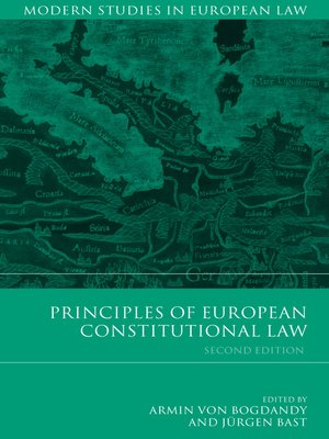 cover image of Principles of European Constitutional Law